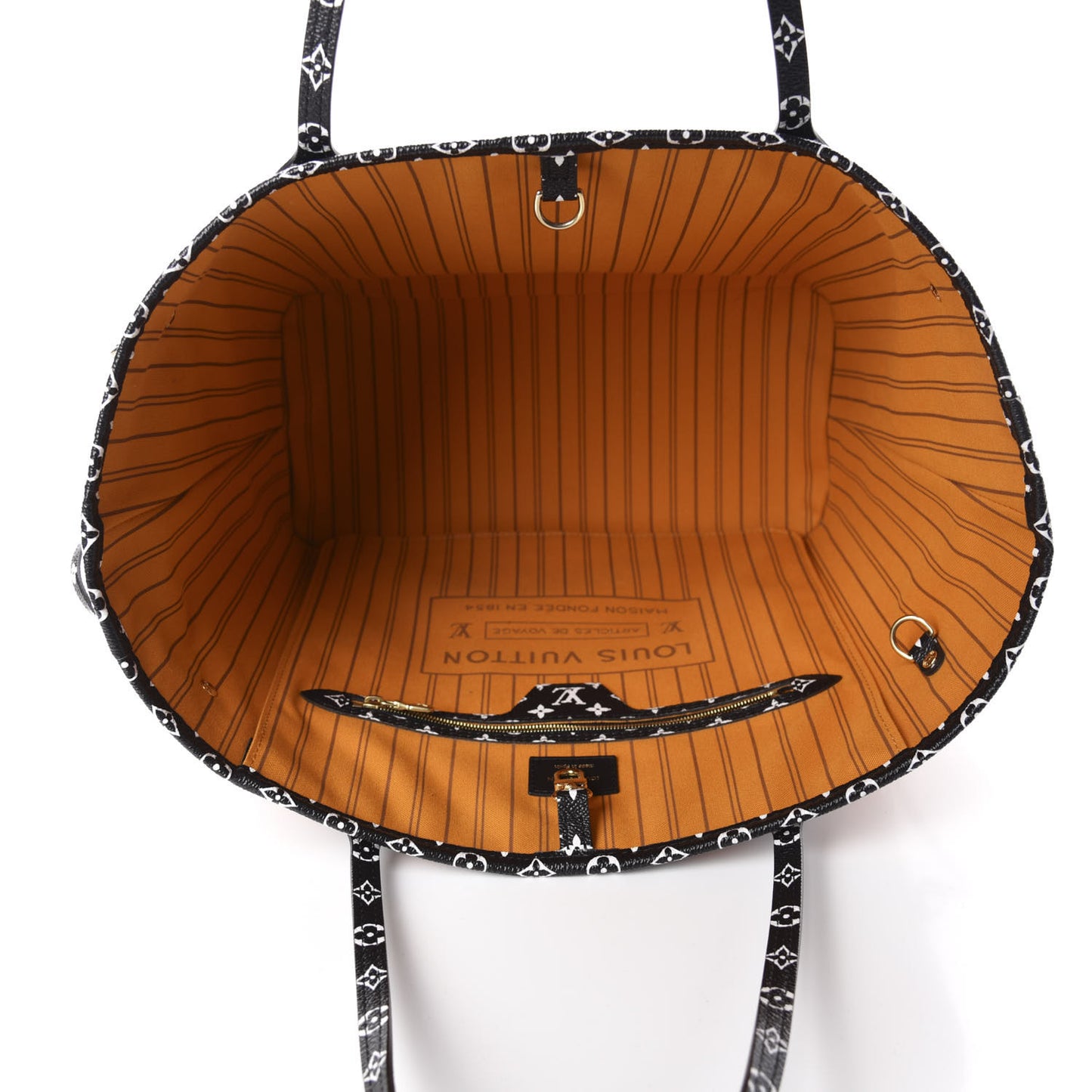 Monogram Giant Jungle Neverfull MM Black
