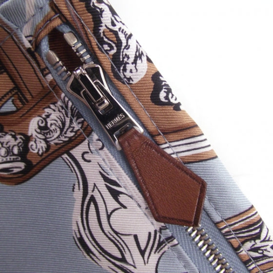 Bi-Material Silky City Bag Brides De Gala Bleu