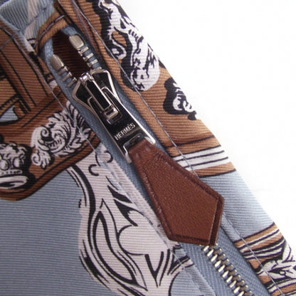 Hermes Bi-Material Silky City Bag Brides De Gala Bleu 9 of 14