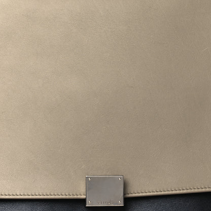 Celine Smooth Calfskin Suede Large Tri-Color Trapeze Dune 6 of 8