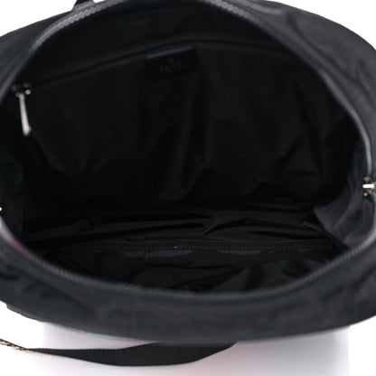 Gucci Nylon Twill 80s Logo Patch Backpack Black 5 of 14