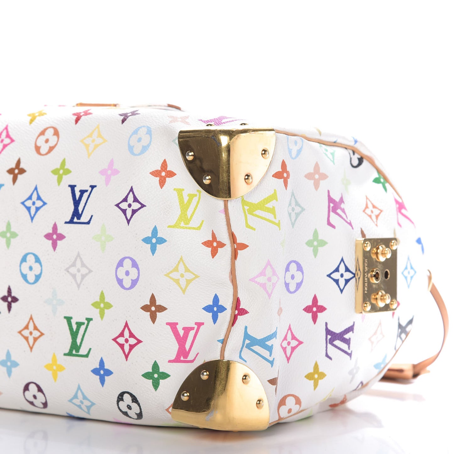 Monogram Multicolor Speedy 30 White