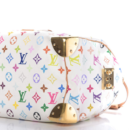 Louis Vuitton Monogram Multicolor Speedy 30 White 7 of 9