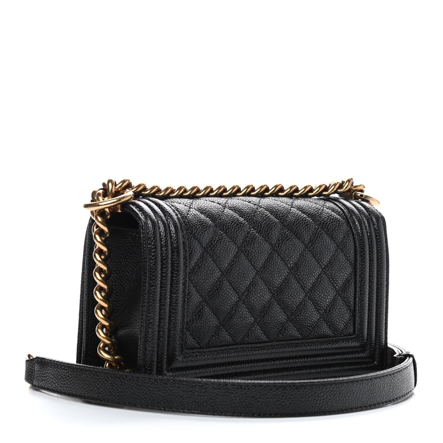 Chanel Caviar Quilted Small Boy Flap Black 3 of 9