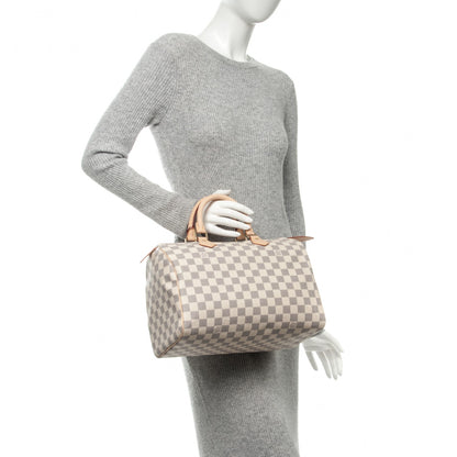Louis Vuitton Damier Azur Speedy 30 2 of 8