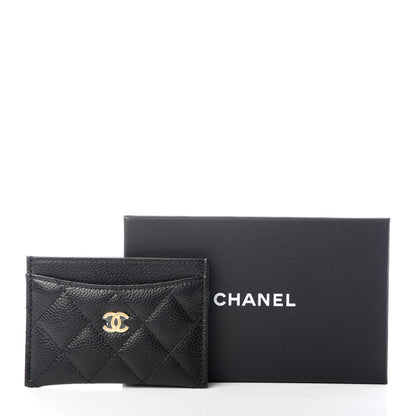 Chanel Caviar Quilted Card Holder Black 8 of 8