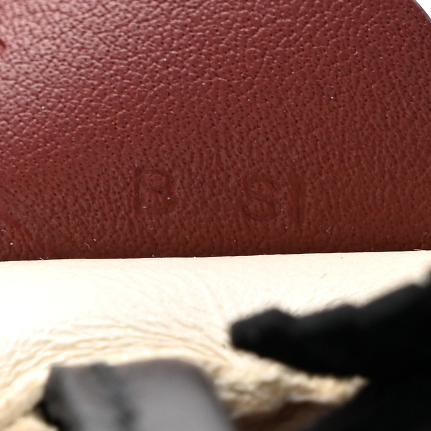 Hermes Milo Lambskin Grigri Rodeo Pegase Horse Bag Charm PM Nata Rouge H Black 4 of 5