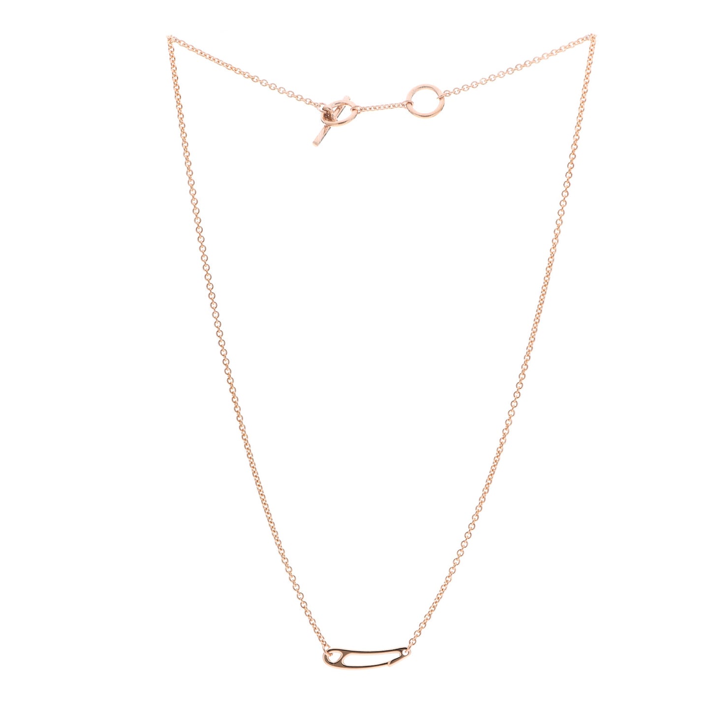 18K Rose Gold Chaine d'Ancre Mini Punk Necklace ST