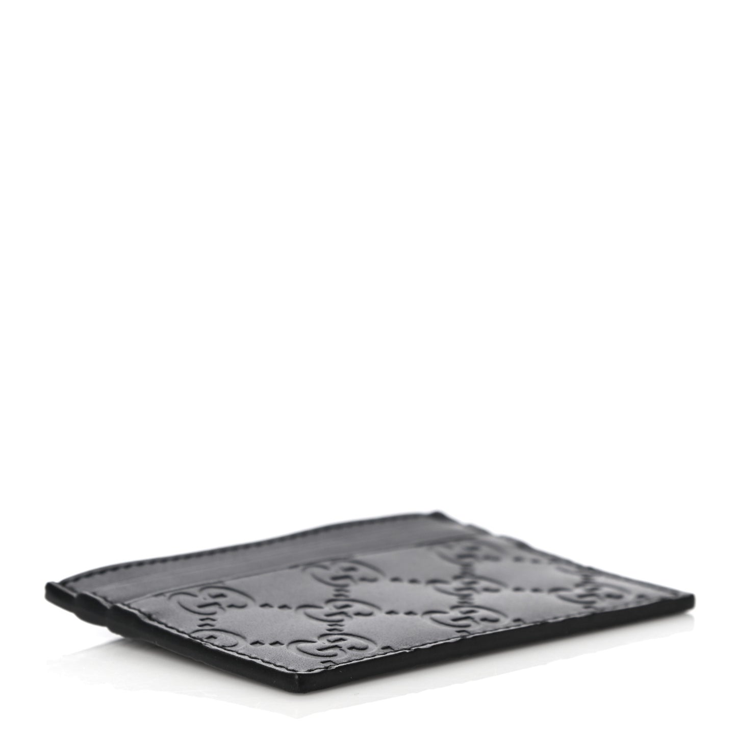 Guccissima Card Holder Black