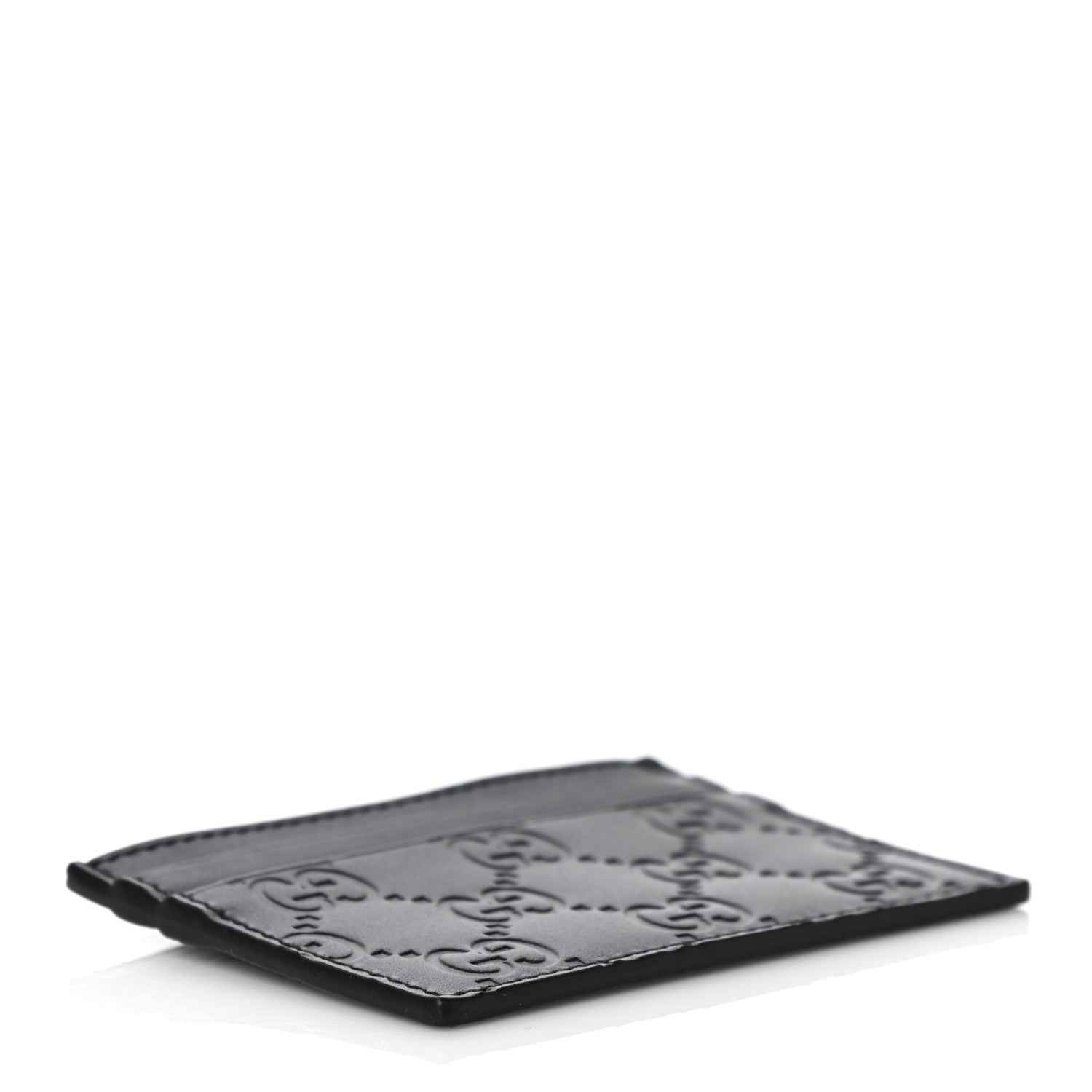Gucci Guccissima Card Holder Black 4 of 9