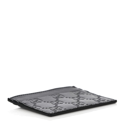 Gucci Guccissima Card Holder Black 4 of 9