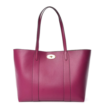 Mulberry Small Classic Grain Bayswater Tote Violet Clay 1 of 9