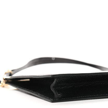 Hermes Niloticus Lizard Mors De Bride Bag Black 8 of 9