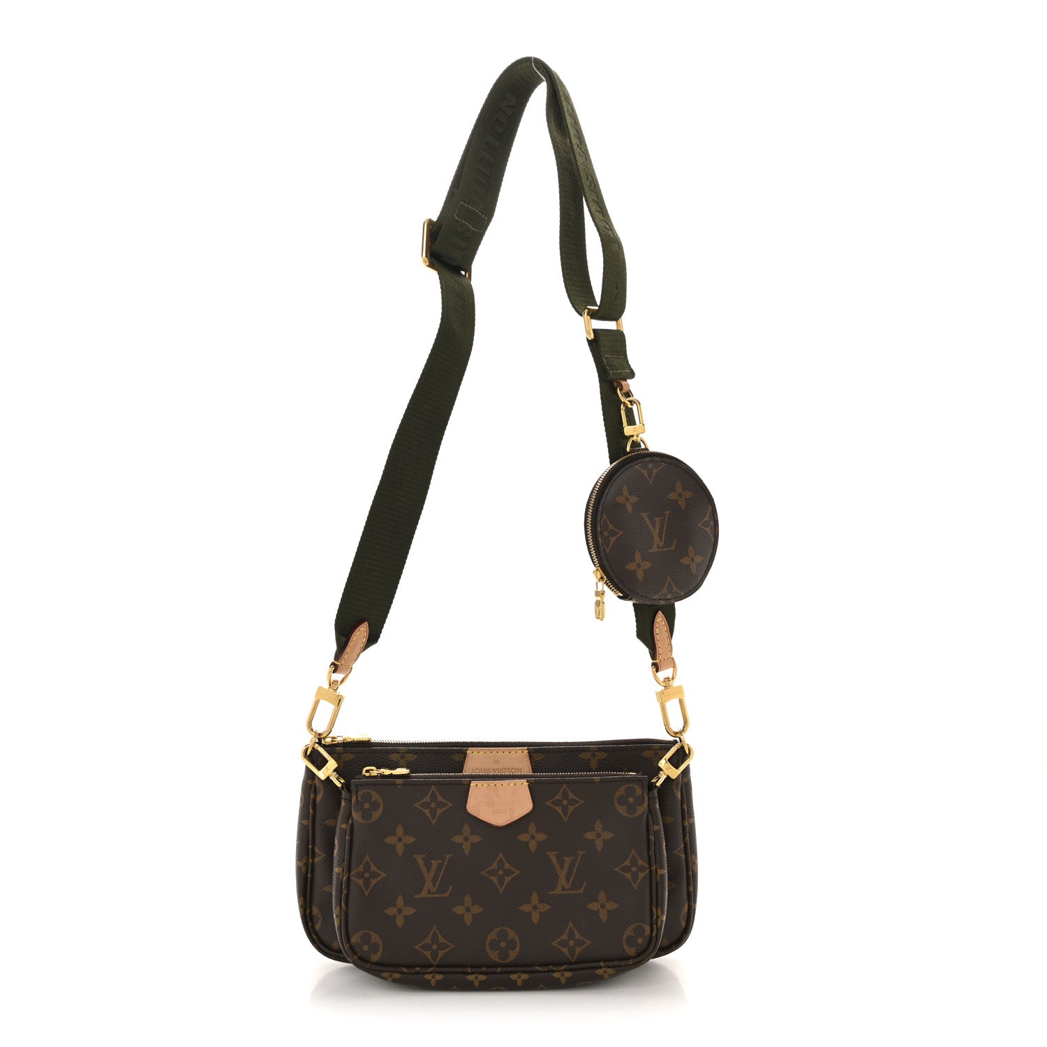 Louis Vuitton Monogram Multi Pochette Accessories Kaki 1 of 17