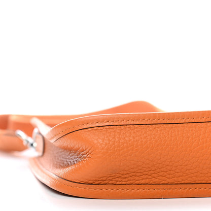 Hermes Taurillon Clemence Evelyne TPM Abricot 8 of 9