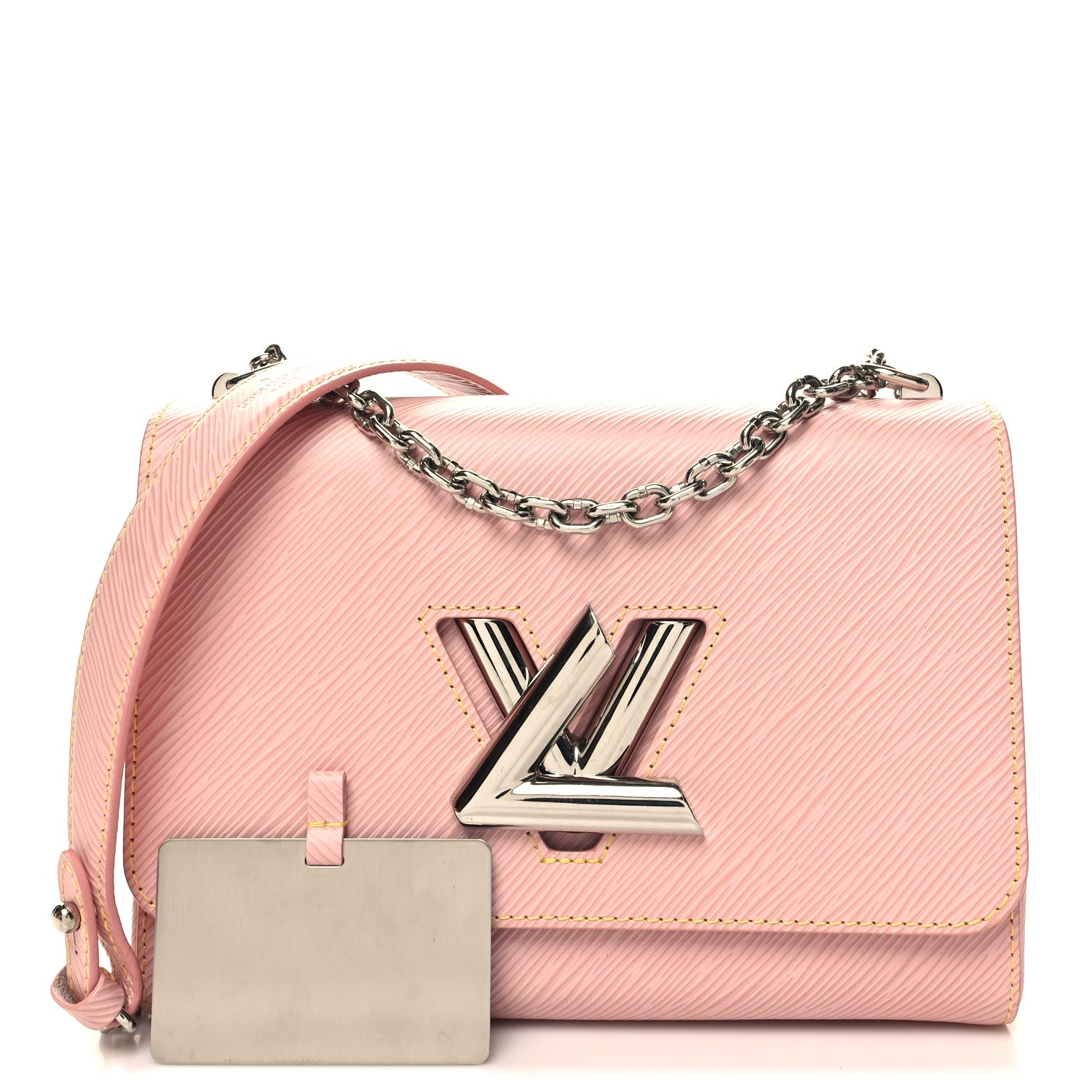 Louis Vuitton Epi Twist Shoulder Bag MM Rose Ballerine 2 of 12