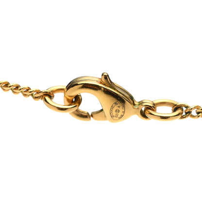 Chanel Metal CC Paris Button Necklace Gold 5 of 6