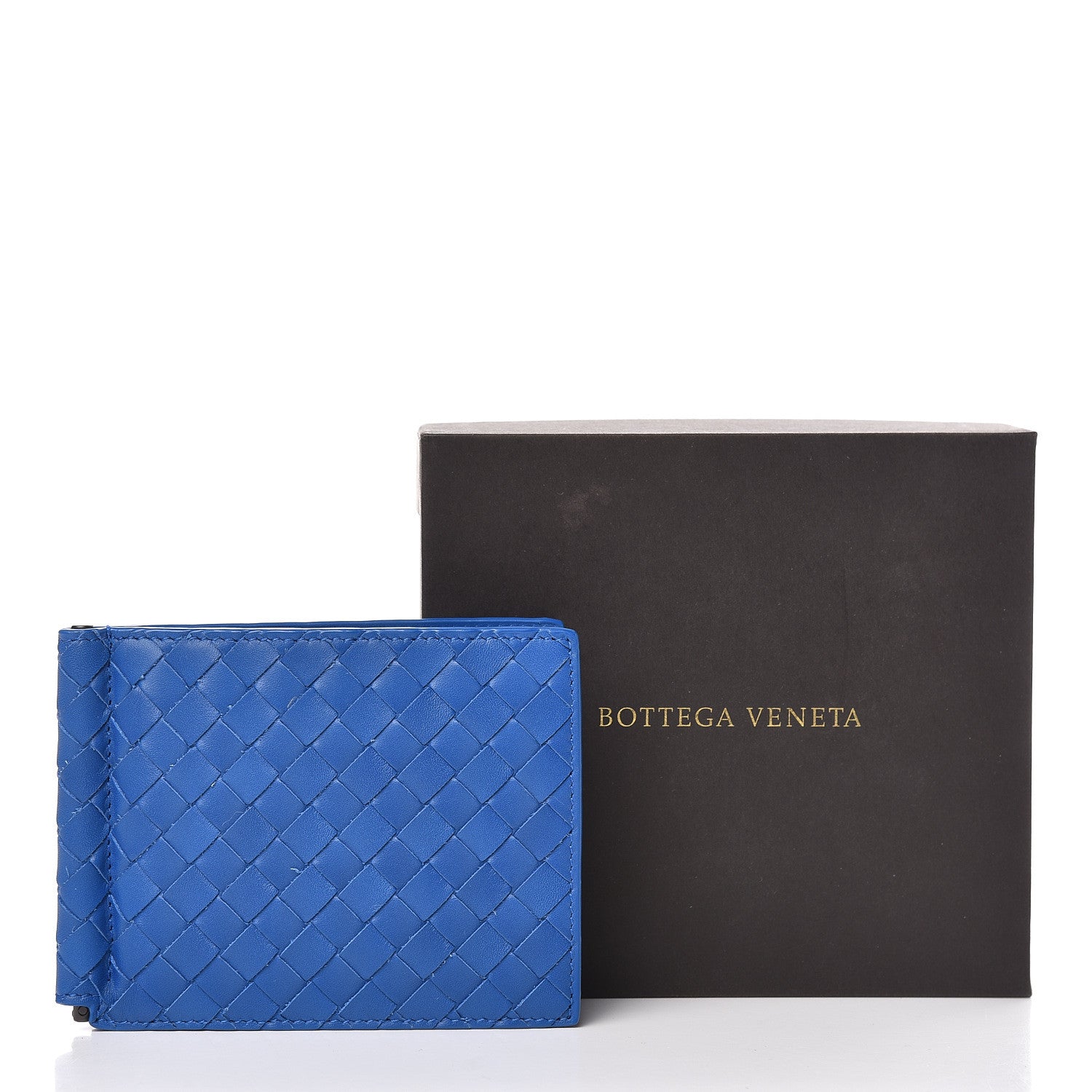 Bottega Veneta Nappa Intrecciato Bi-Fold Wallet Bleuette 8 of 8