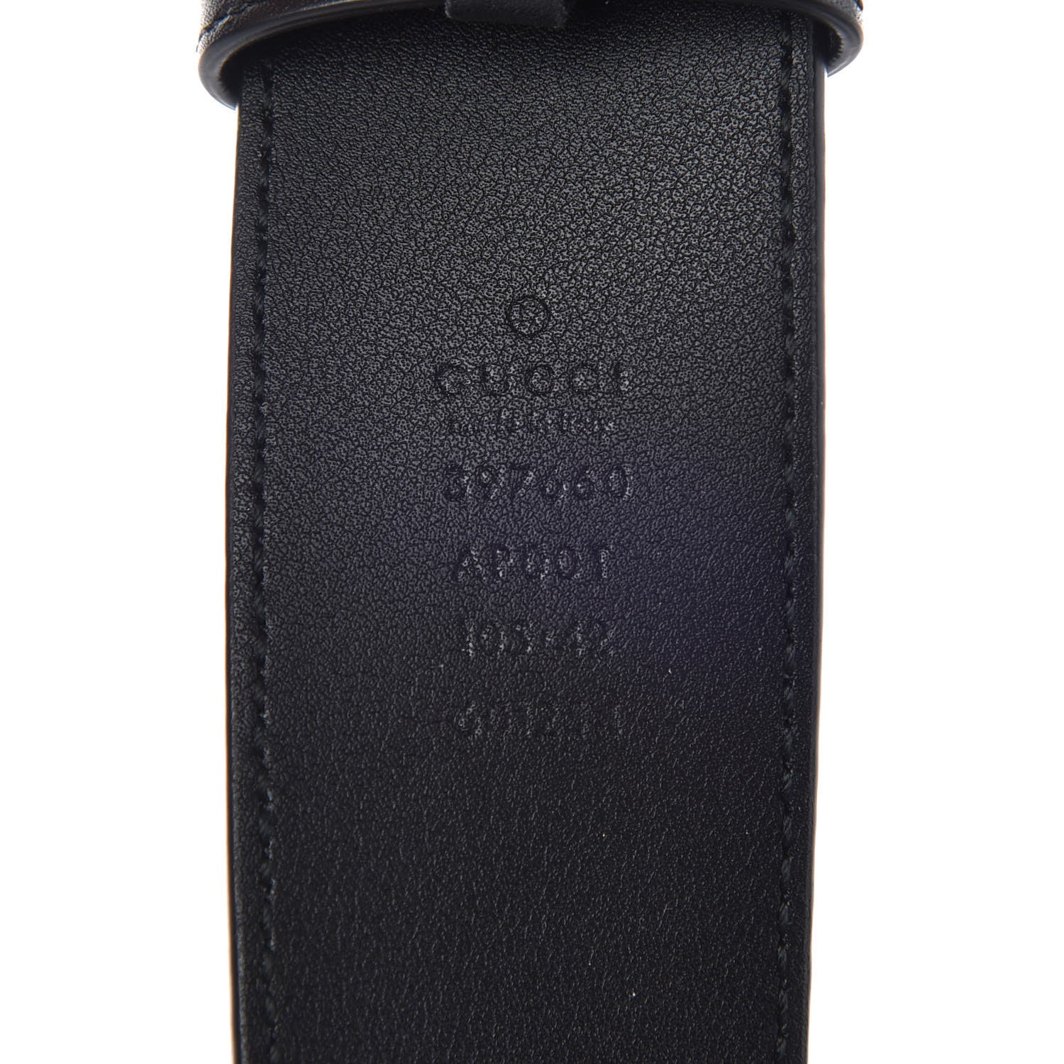 Gucci Moon Calfskin Double G 40mm Belt 105 42 Black 4 of 7