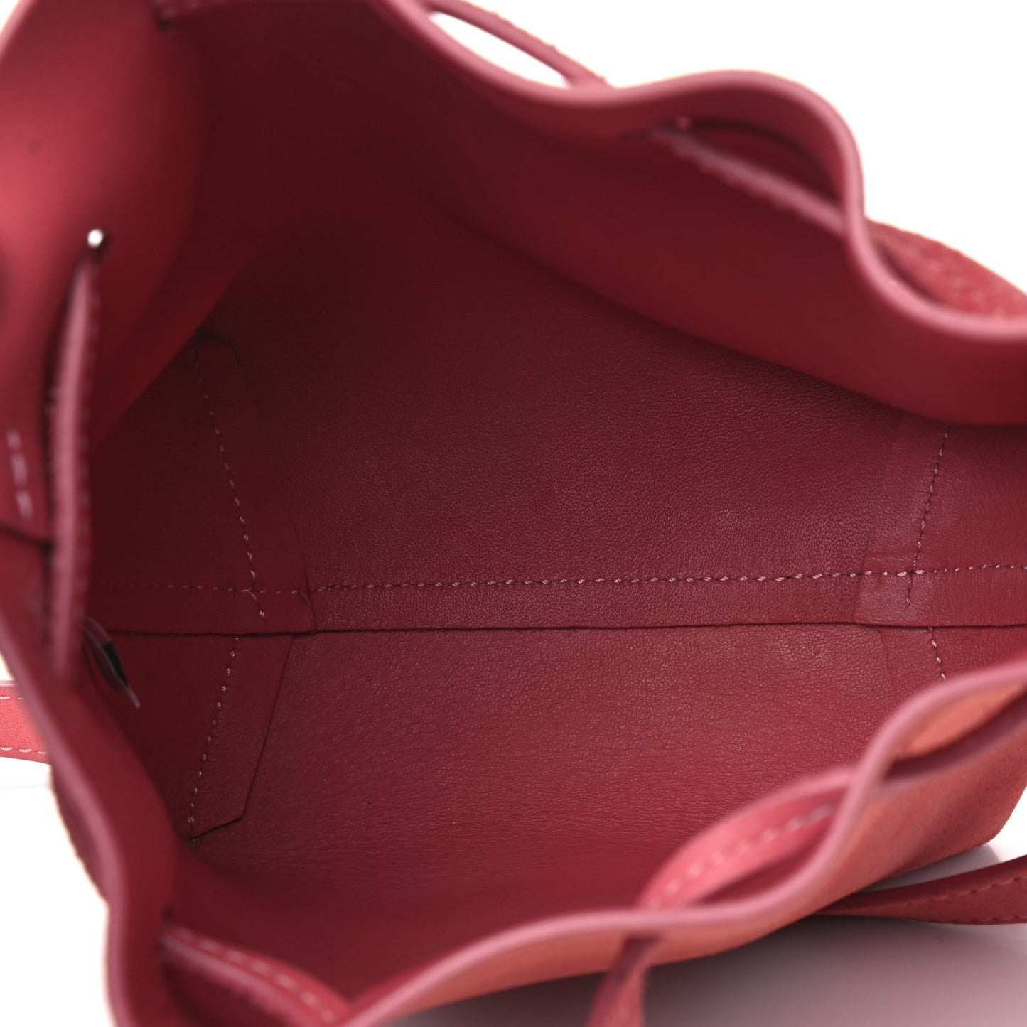 Suede Mini Mini Bucket Bag Blush