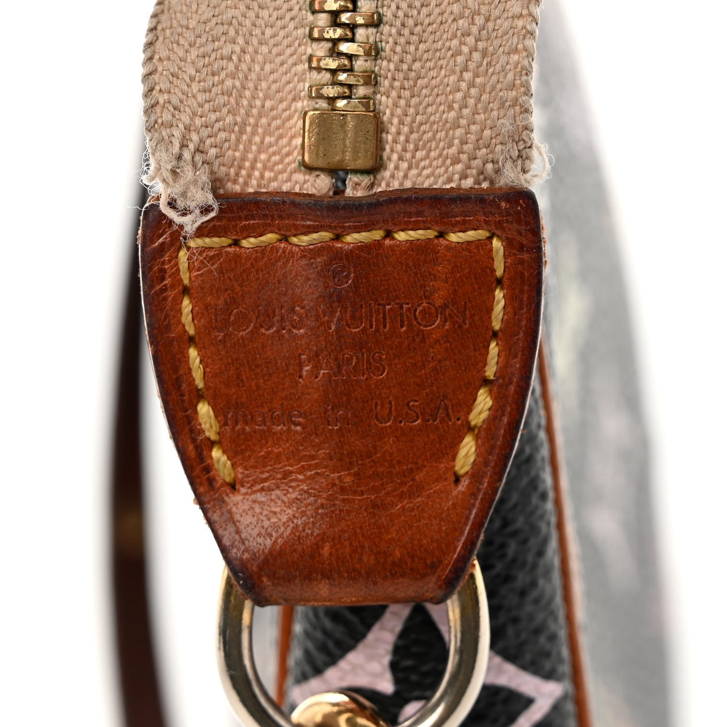 Monogram Multicolor Pochette Accessories Black