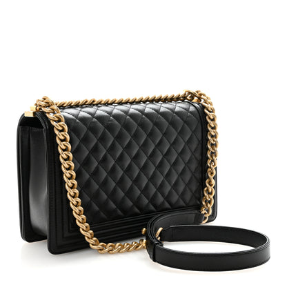 Chanel Caviar Quilted New Medium Boy Flap Black 3 of 11