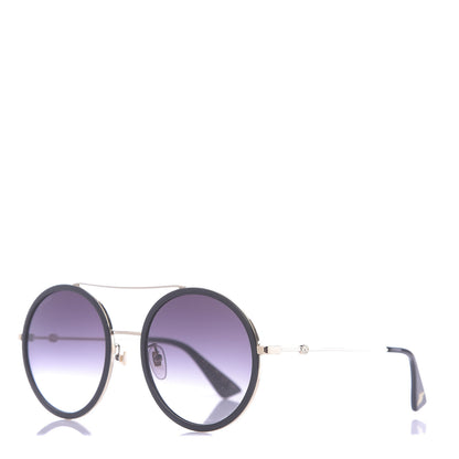 Gucci Round Sunglasses GG 0061S Black 1 of 7