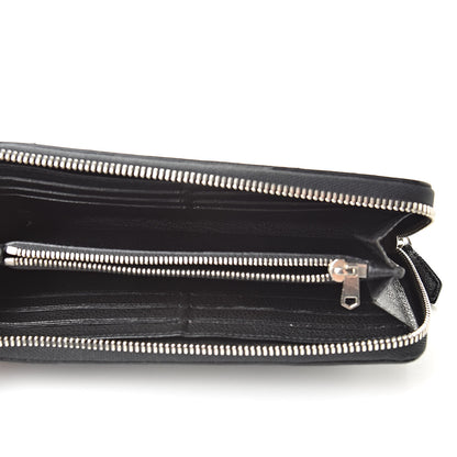 Givenchy Sugar Goatskin Pandora Half Zip Long Wallet Black 5 of 15