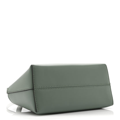 Fendi Vitello King Plexiglass Logo Embossed Mini By The Way Top Handle Boston Bag Menta 4 of 10