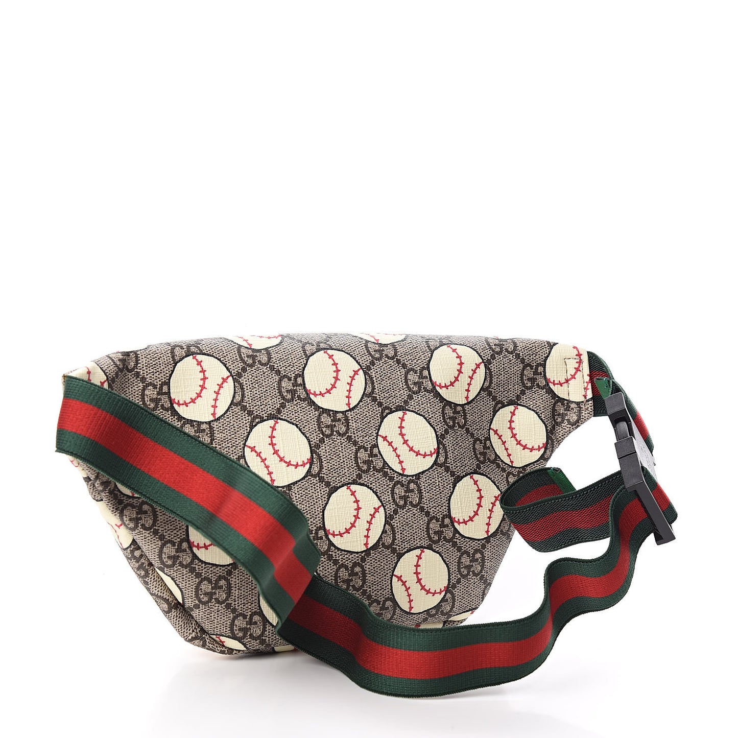 GG Supreme Monogram Baseballs Web Childrens Belt Bag