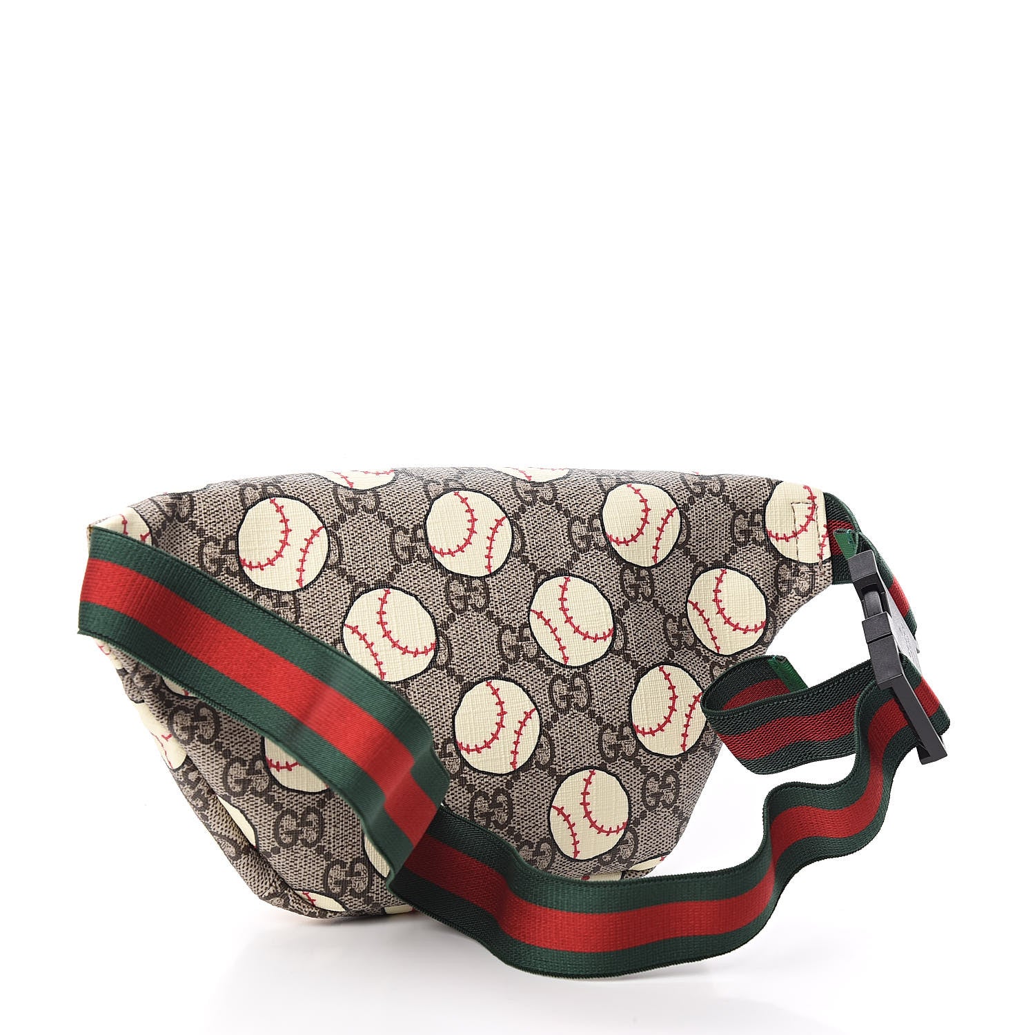 Gucci GG Supreme Monogram Baseballs Web Childrens Belt Bag 3 of 7