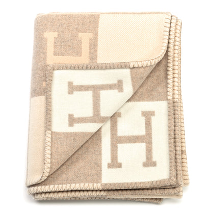 Hermes Wool Cashmere Avalon III Blanket Coco Camomille 2 of 3