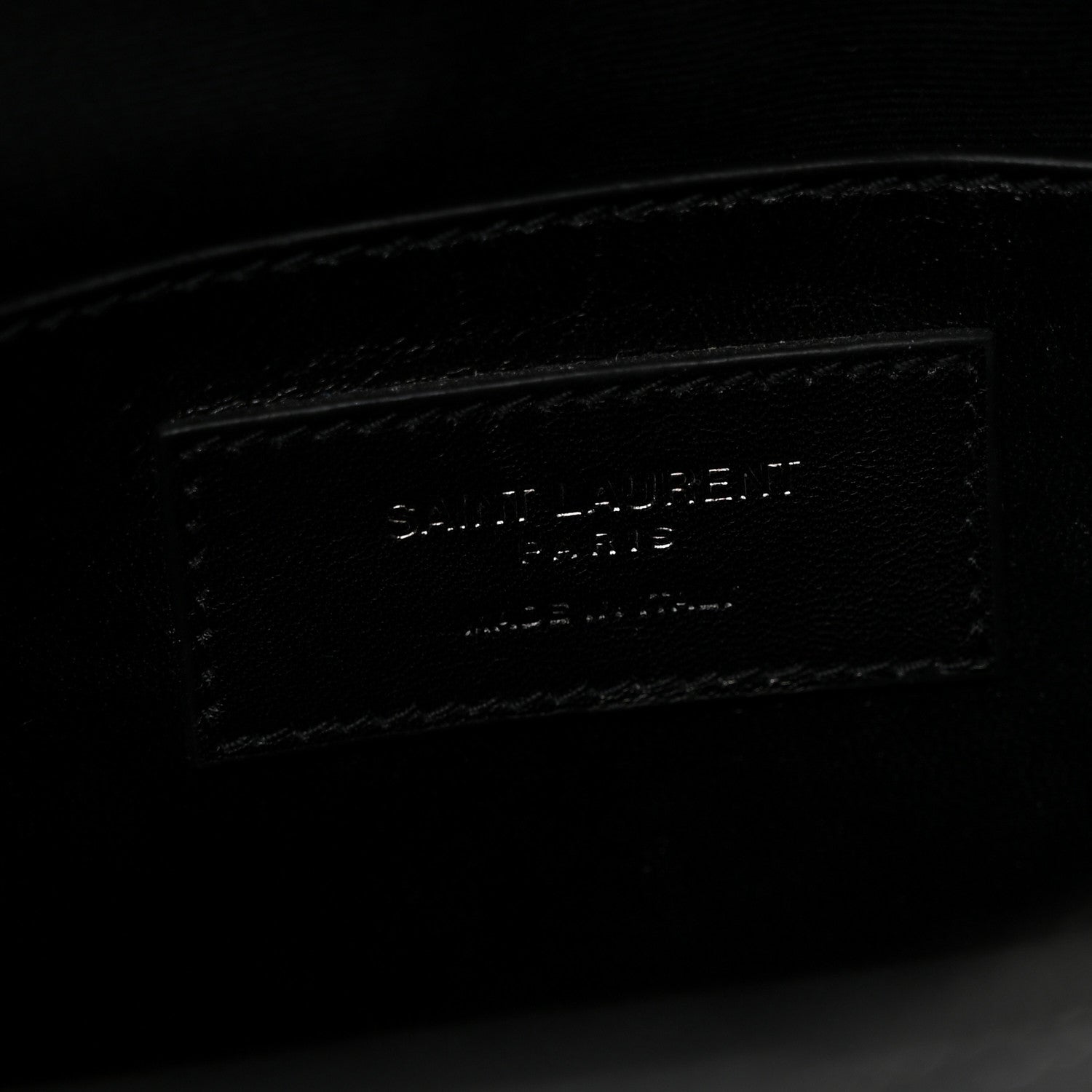 Saint Laurent Sheepskin Matelasse Chevron Monogram Large College Satchel Black 13 of 21