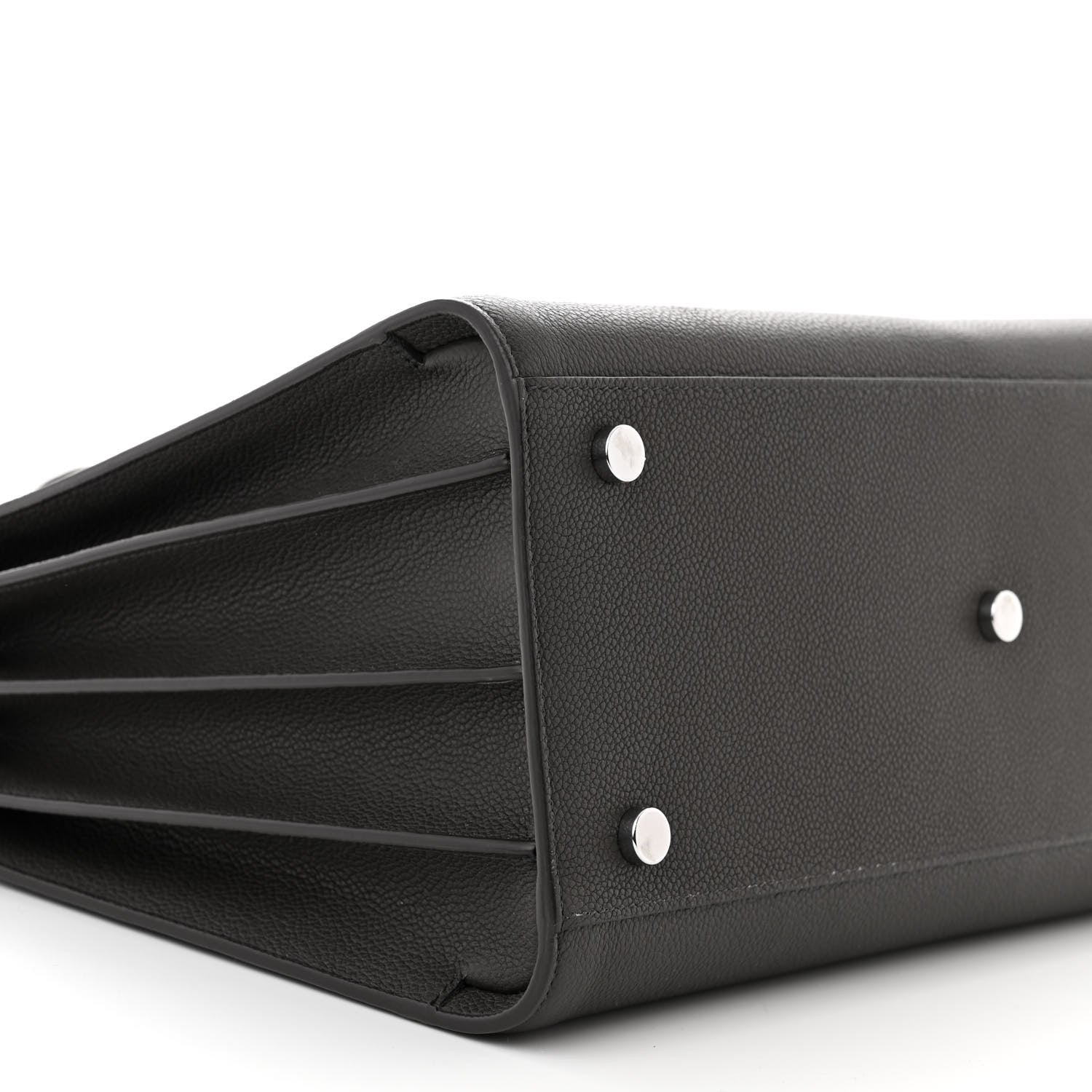Saint Laurent Grained Calfskin Small Sac De Jour Fog 9 of 11