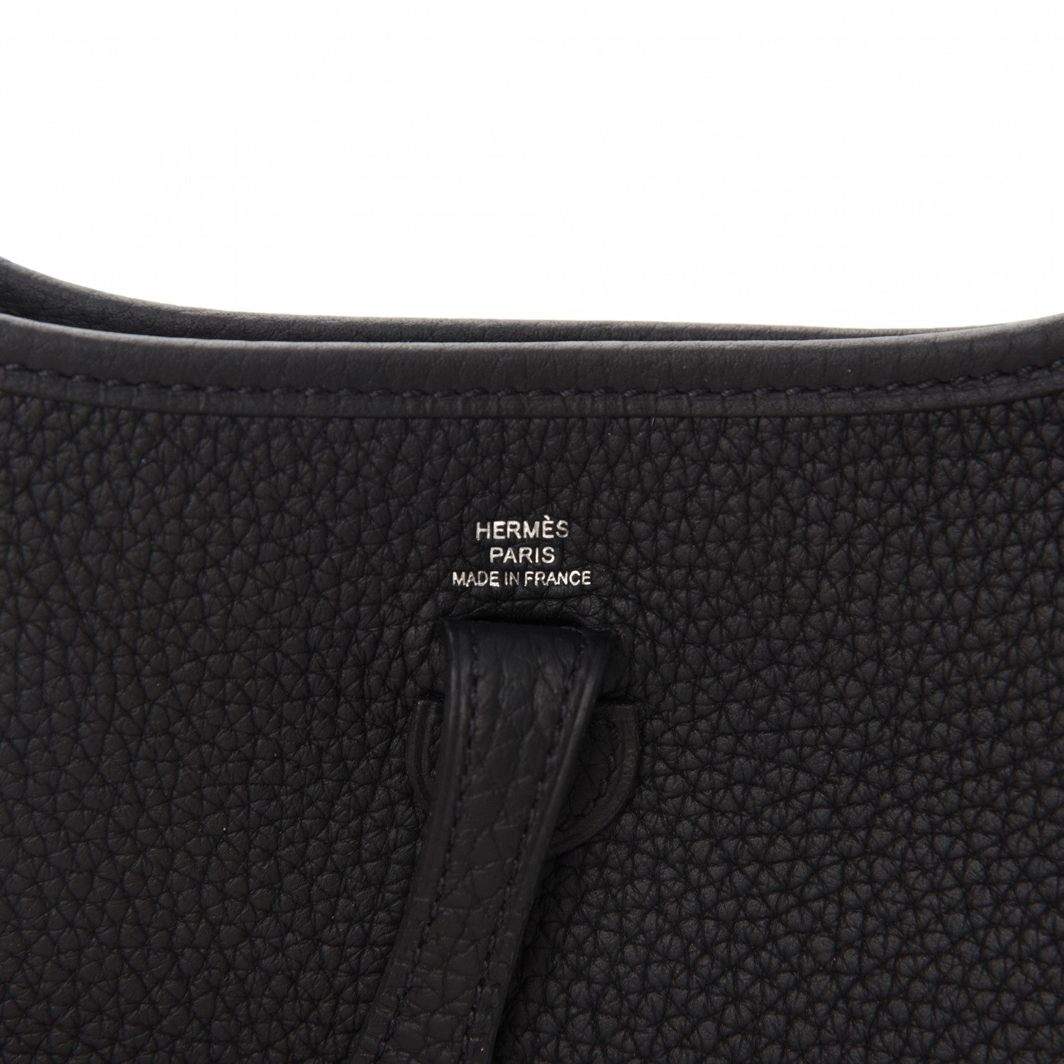 Hermes Taurillon Clemence Evelyne TPM Black 6 of 10