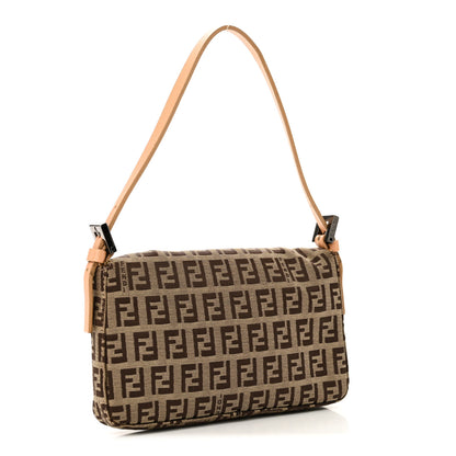 Fendi Zucchino Mini Baguette Brown 3 of 9