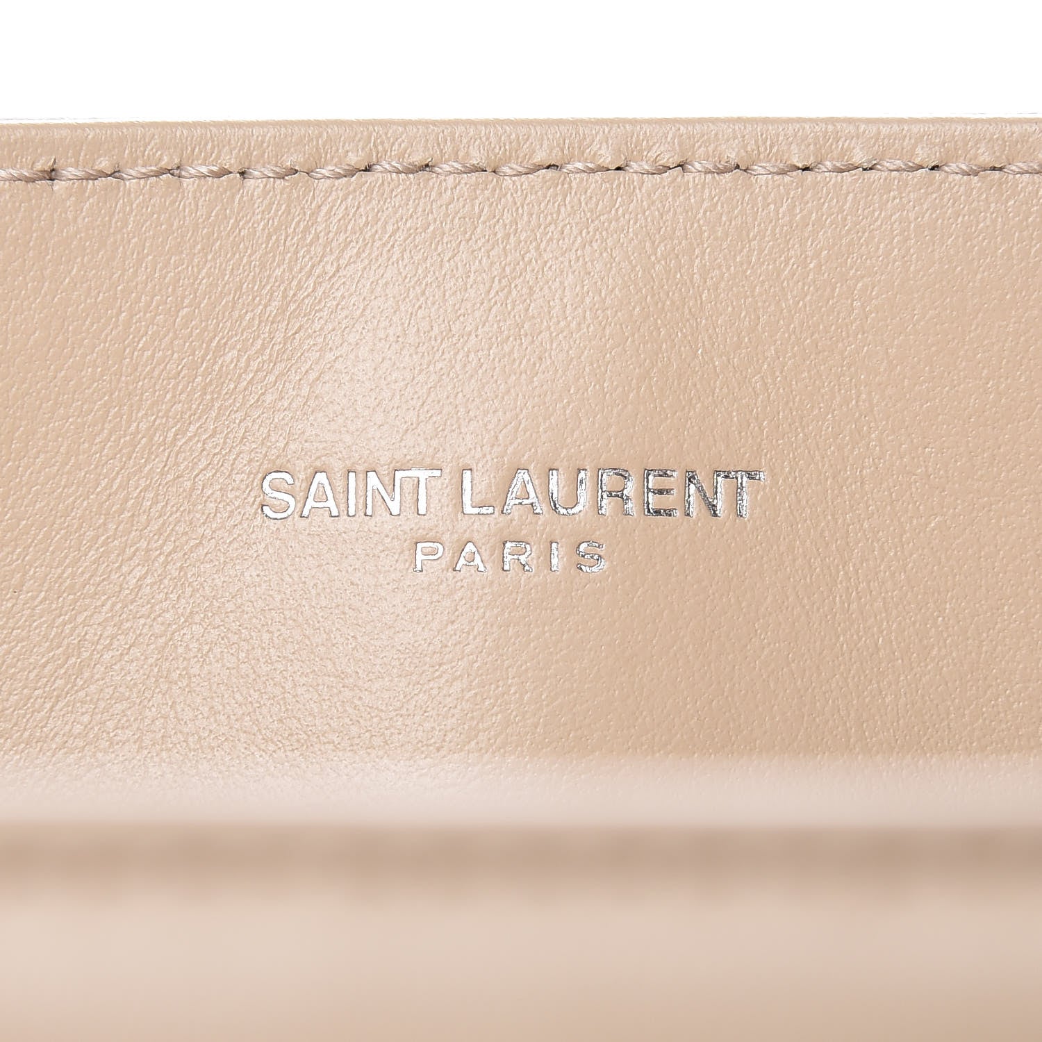 Saint Laurent Calfskin Y Quilted Monogram Large Loulou Shopper Nude Powder 6 of 10