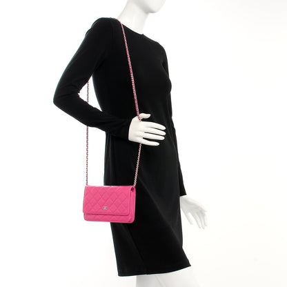 Chanel Caviar Quilted Wallet on Chain WOC 2 of 9