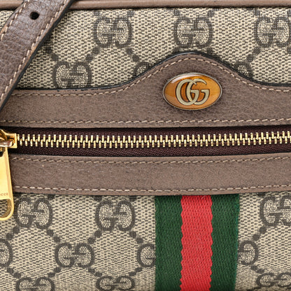 Gucci GG Supreme Monogram Web Mini Ophidia Shoulder Bag Brown 8 of 16