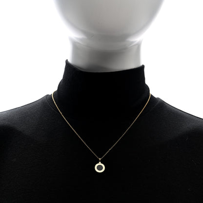 Bulgari 18K Yellow Gold Black Onyx BVLGARI BVLGARI Pendant Necklace 2 of 4