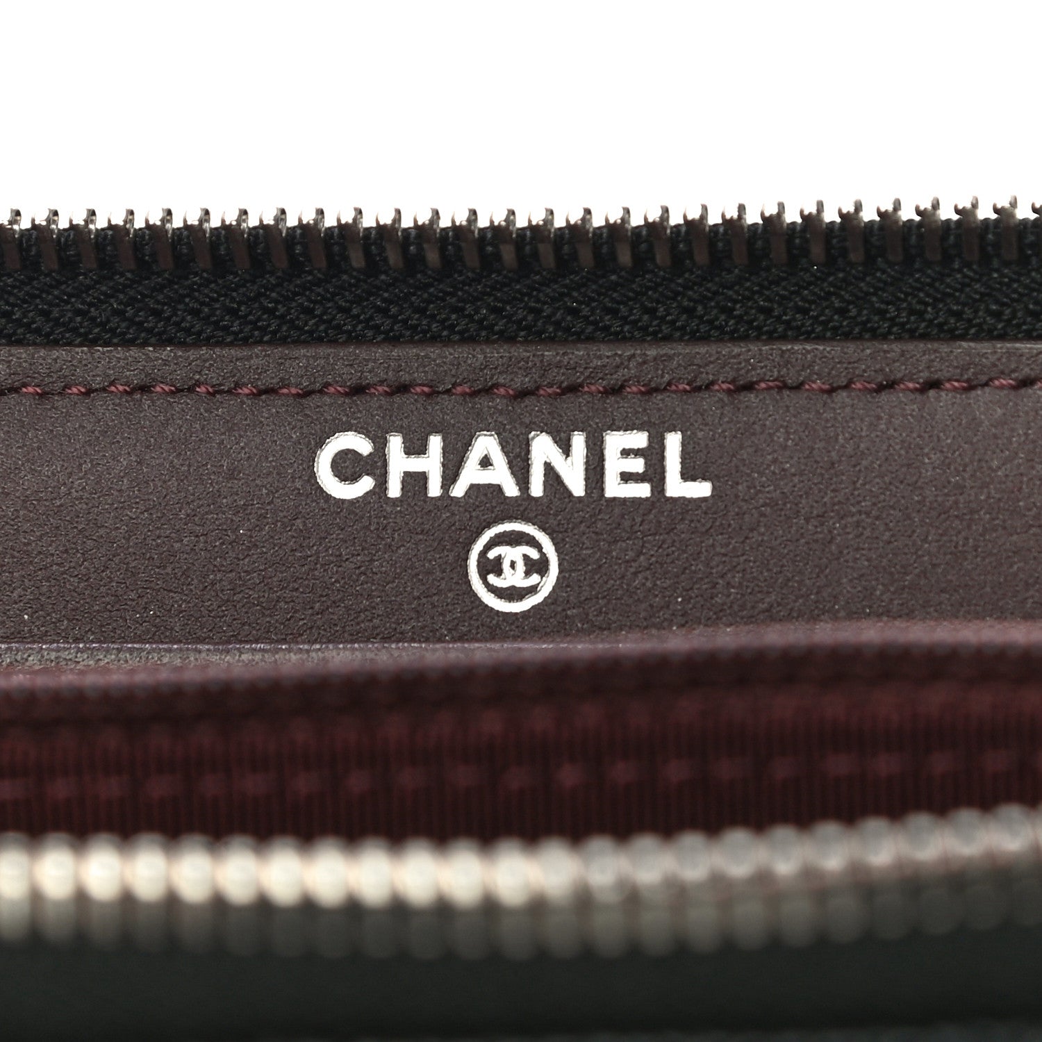 Chanel Caviar Quilted Large Gusset Zip Around Wallet Black 7 of 12