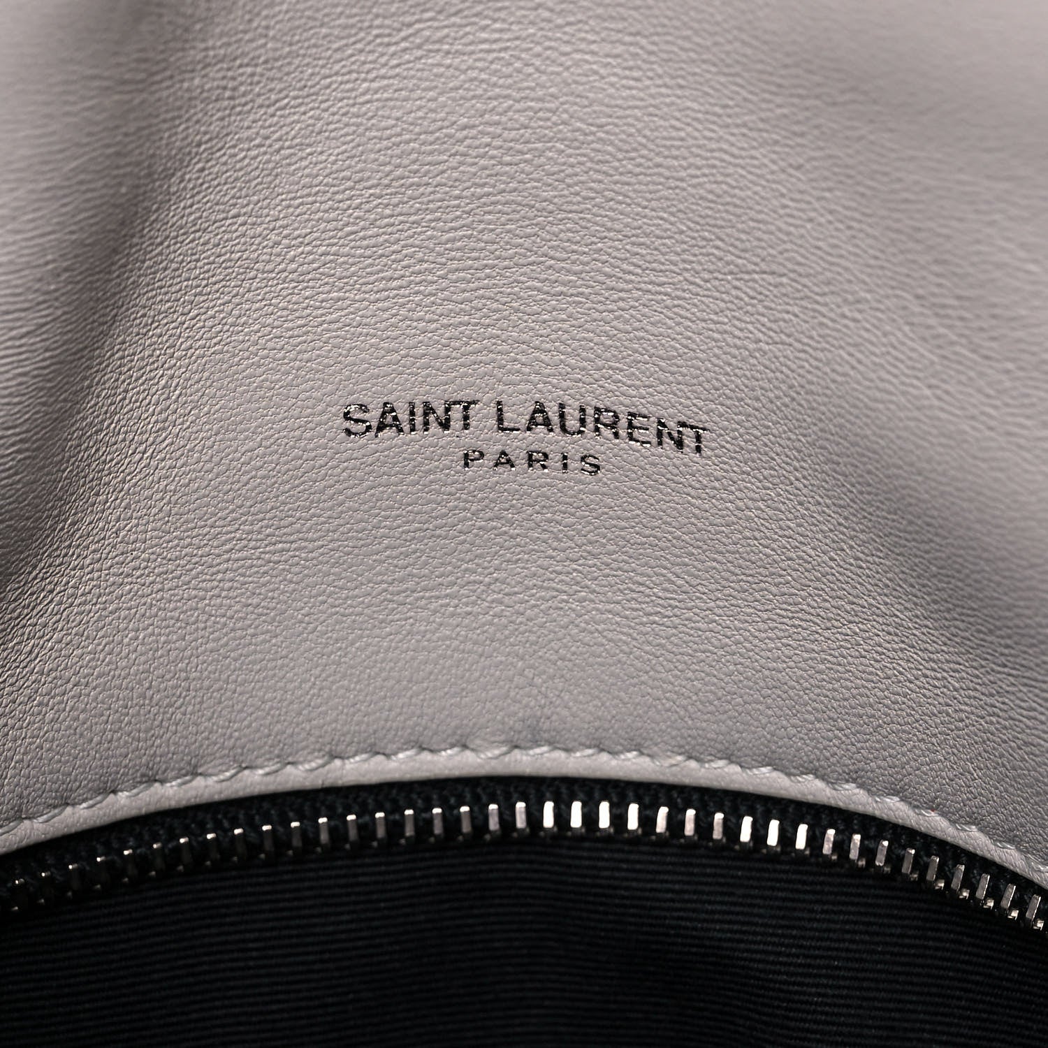 Saint Laurent Lambskin Quilted Toy Loulou Puffer Monogram Chain Satchel Blanc Vintage 6 of 13
