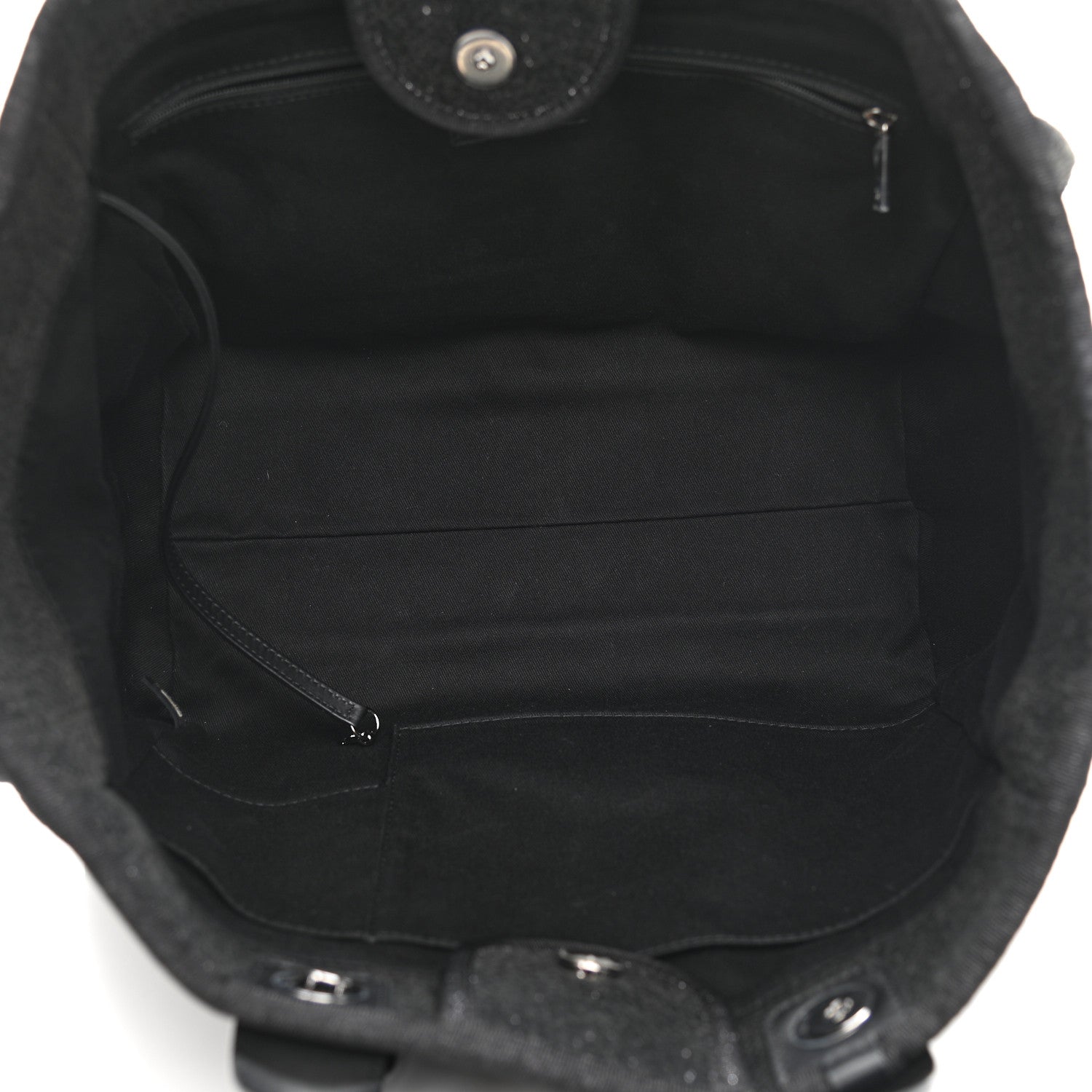 Chanel Lurex Boucle Medium Deauville Tote Black 5 of 11