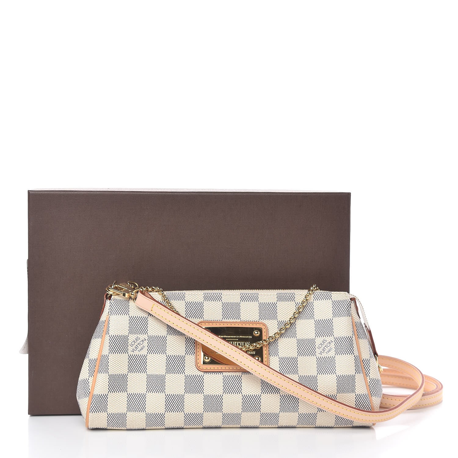 Louis Vuitton Damier Azur Eva Clutch 12 of 12