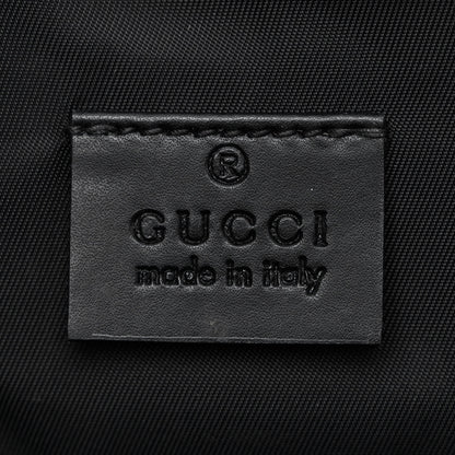 Gucci GG Supreme Monogram Web Messenger Diaper Bag Black Grey 7 of 17