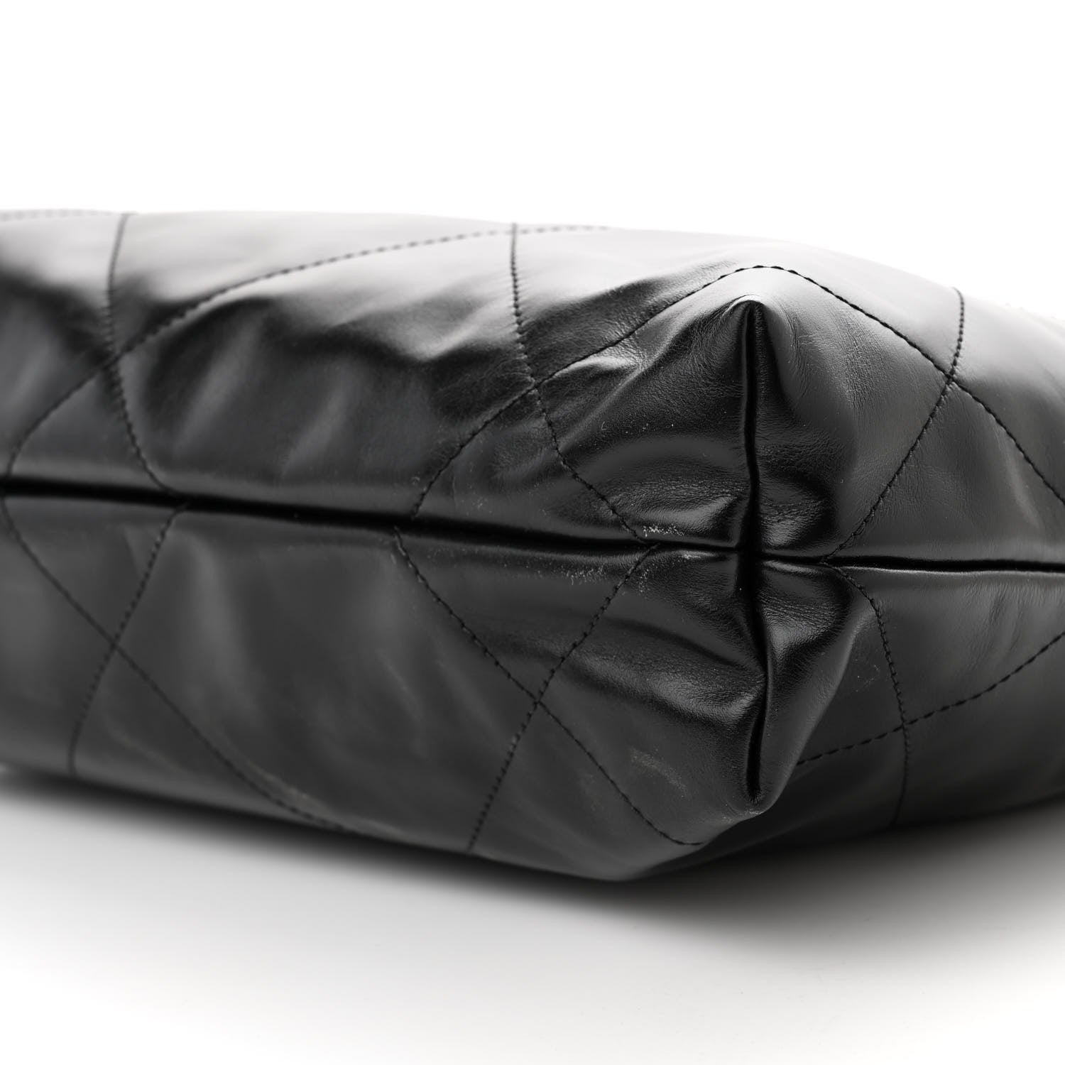 Chanel Shiny Calfskin Quilted Small Chanel 22 Black 11 of 11