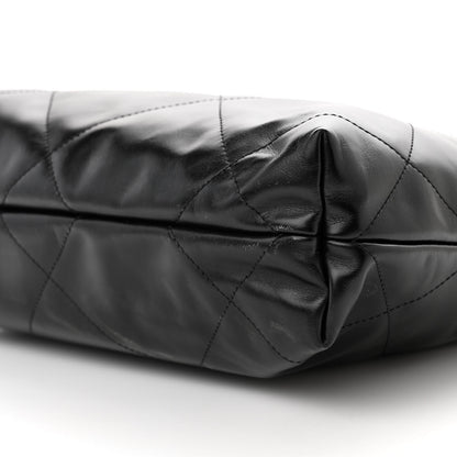 Chanel Shiny Calfskin Quilted Small Chanel 22 Black 11 of 11