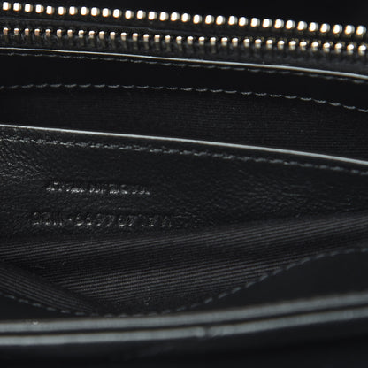 Saint Laurent Calfskin Y Quilted Monogram Small Loulou Chain Satchel Black 8 of 12