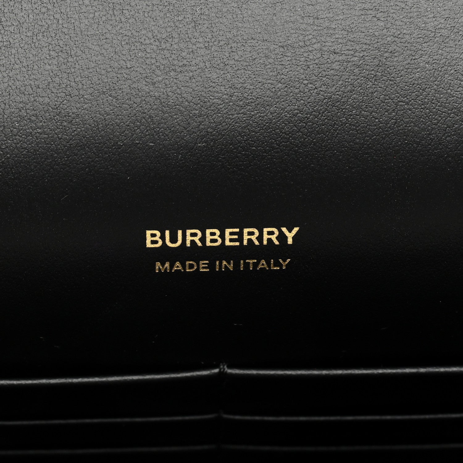 Burberry Calfskin Monogram TB Mini Flat Crossbody Bag Black 6 of 6