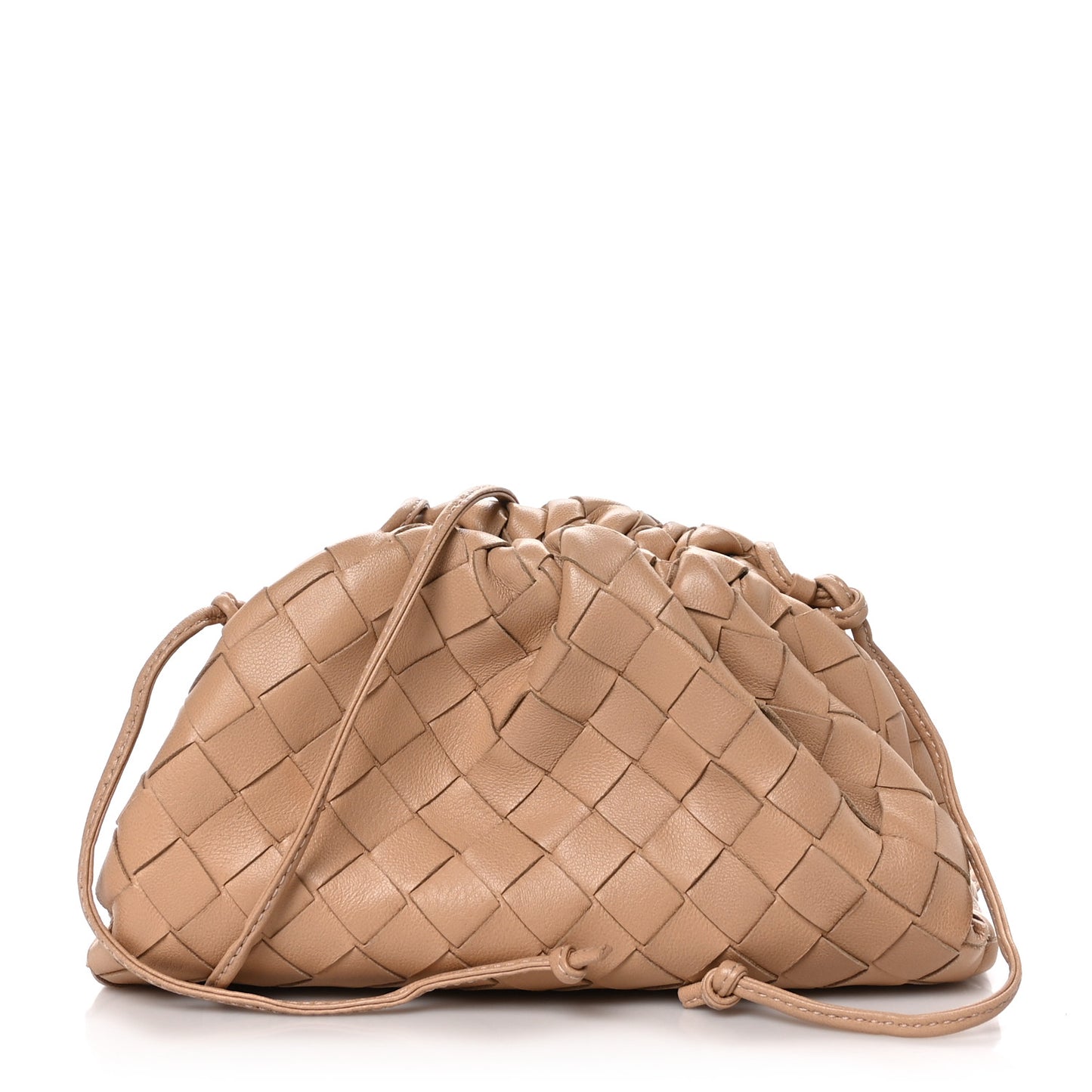 Nappa Intrecciato The Mini Pouch Almond
